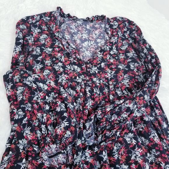 ZARA Floral Multicolored mini dress - Picture 7 of 7